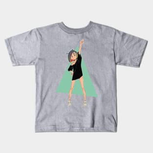 Triangle One-Piece Girl Kids T-Shirt